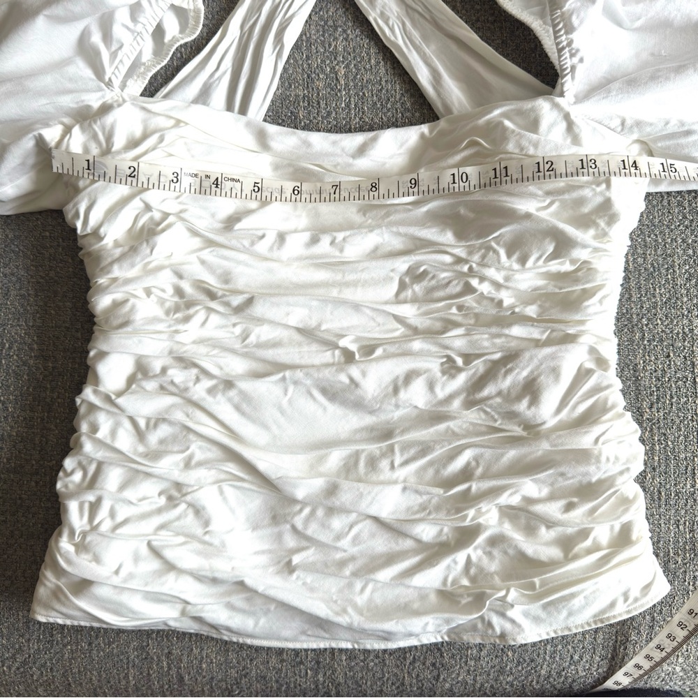 Reformation Barry Top 10 White - Picture 12 of 13